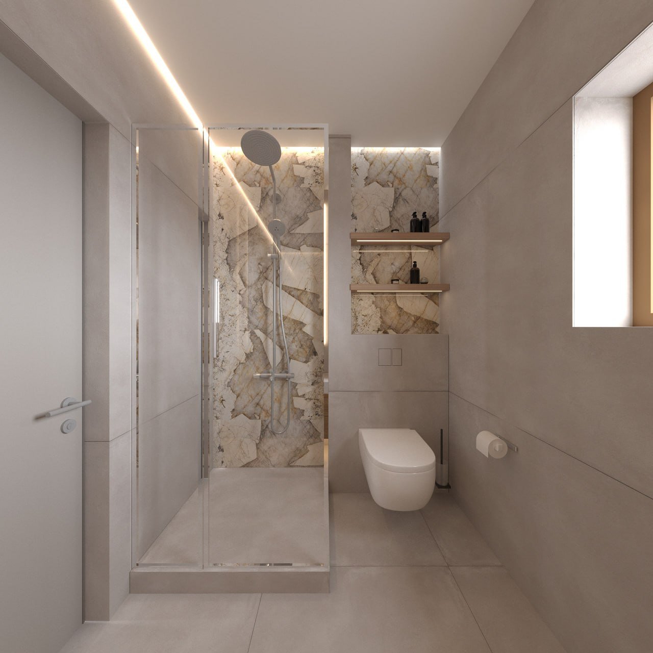 Łazienka z marmurem